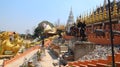 Northern Thai temple is beautiful, named Wat Phra That Suthon Mongkol Khiri Den Chai, Phrae, Thailand.