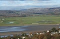 Northern Trains civity dmu near Arnside, Cumbria Royalty Free Stock Photo