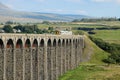 Northern trains dmu crossing Ribblehead Viaduct Royalty Free Stock Photo