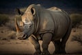 Northern white rhino Royalty Free Stock Photo