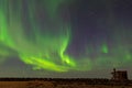 Northernlights in capital region of iceland Royalty Free Stock Photo