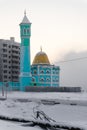The northernmost mosque in Norilsk, Russian Federation Royalty Free Stock Photo