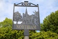 Northiam Village sign, East Sussex Royalty Free Stock Photo