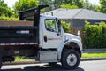 A City of Los Angeles Sanitation department-rented Herc Rentals dump truck