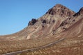 Scenic Highway in the Desert of Lake Mead National Recreation Area, Nevada Royalty Free Stock Photo