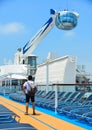 The NorthStar observation tower on cruise