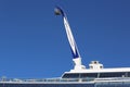 The NorthStar observation tower at the newest Royal Caribbean Cruise Ship Quantum of the Seas docked at Cape Liberty Cruise Port