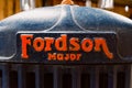 A Fordson Major Tractor (Ford) on display tracktor restored and on display Royalty Free Stock Photo