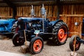 A Fordson Major Tractor (Ford). Restored and on display Royalty Free Stock Photo