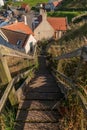 Stairway down to St Abbs, Scottish Borders