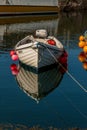 Small boat in St Abbs Harbour St Abbs, Scottish Borders