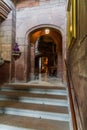 Stairway in Bamburgh Castle, Bamburgh, Northumberland