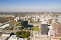 Northward view of Downtown Fort Lauderdale shot with a drone Royalty Free Stock Photo