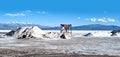 Northwest Argentina - Salinas Grandes Desert Landscape Royalty Free Stock Photo