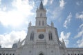 The northwest facade of the main building of Chijmes Gothic style Chapel at Singapore Victoria street