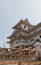 Northwest small keep of Himeji castle, Japan. UNESCO site