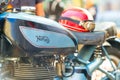 Norton motorcycle vintage at vintage motorcycle show