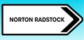 Norton Radstock Road Sign