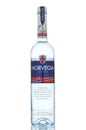 Norvegia premium vodka isolated on white background