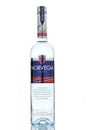 Norvegia premium vodka isolated on white background Royalty Free Stock Photo