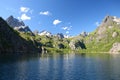 Norvegian fjords Trollfjorden, Lofots