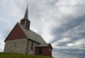 Norwaigian mystic church Royalty Free Stock Photo