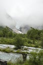 Norway - Briksdal glacier - Jostedalsbreen National Park Royalty Free Stock Photo