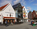 Norway Bryggen Wharf Bergen Street