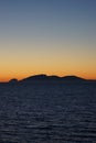 Norway coast landscape by night view 7 Royalty Free Stock Photo