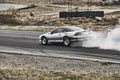 Norway drag racing, fuming drift car