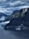 Norway - fjord landscape Royalty Free Stock Photo