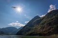 Norway with fjord near the Flam during spring Royalty Free Stock Photo