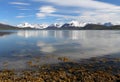 Norway fjord at spring near Tromso Royalty Free Stock Photo