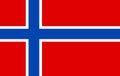 Norway flag vector icon Royalty Free Stock Photo