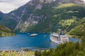 Norway Geiranger. Scandinavian landscape. Geirangerfjord. Beautiful landscape