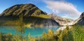 Norway Glacier Lake Sunrise Mountains