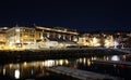 NORWAY, HARSTAD - FEB 24 2017: Thon Hotel Harstad Norway by night. Royalty Free Stock Photo