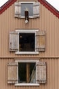 Typical building detail in ÃÂsafjÃÂ¶rÃÂ°ur Iceland