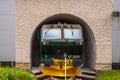 Railway train monument in FlÃÂ¥m Flaam Norway Royalty Free Stock Photo