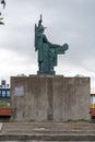 Ingolfur Arnarson statue Arnarholl park