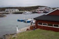 Norway island Averoy Nordic landscape North autumn picture