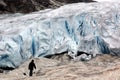 Norway, Jostedalsbreen National Park. Famous Briksdalsbreen glac