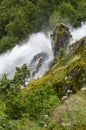 Norway - Jostedalsbreen National Park - Waterfall Royalty Free Stock Photo