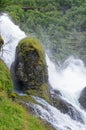 Norway - Jostedalsbreen National Park - Waterfall Royalty Free Stock Photo