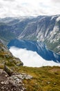 Beautiful nature, mountains and lakes of Norway.