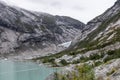 Norway mountains landscape view near lake glacier Royalty Free Stock Photo