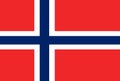 Norway national flag simple design