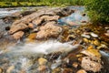 Norway Nature Cold Water Mountain River Royalty Free Stock Photo