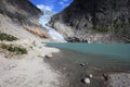 Norway glacier - Briksdalsbreen in summer