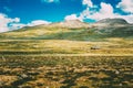 Norway Nature Landscapes, Mountain Under Sunny Blue Sky